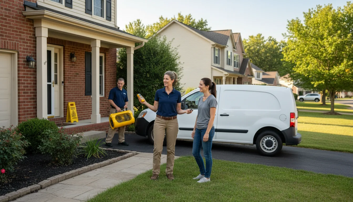 Residential water damage restoration in Royal, NE
